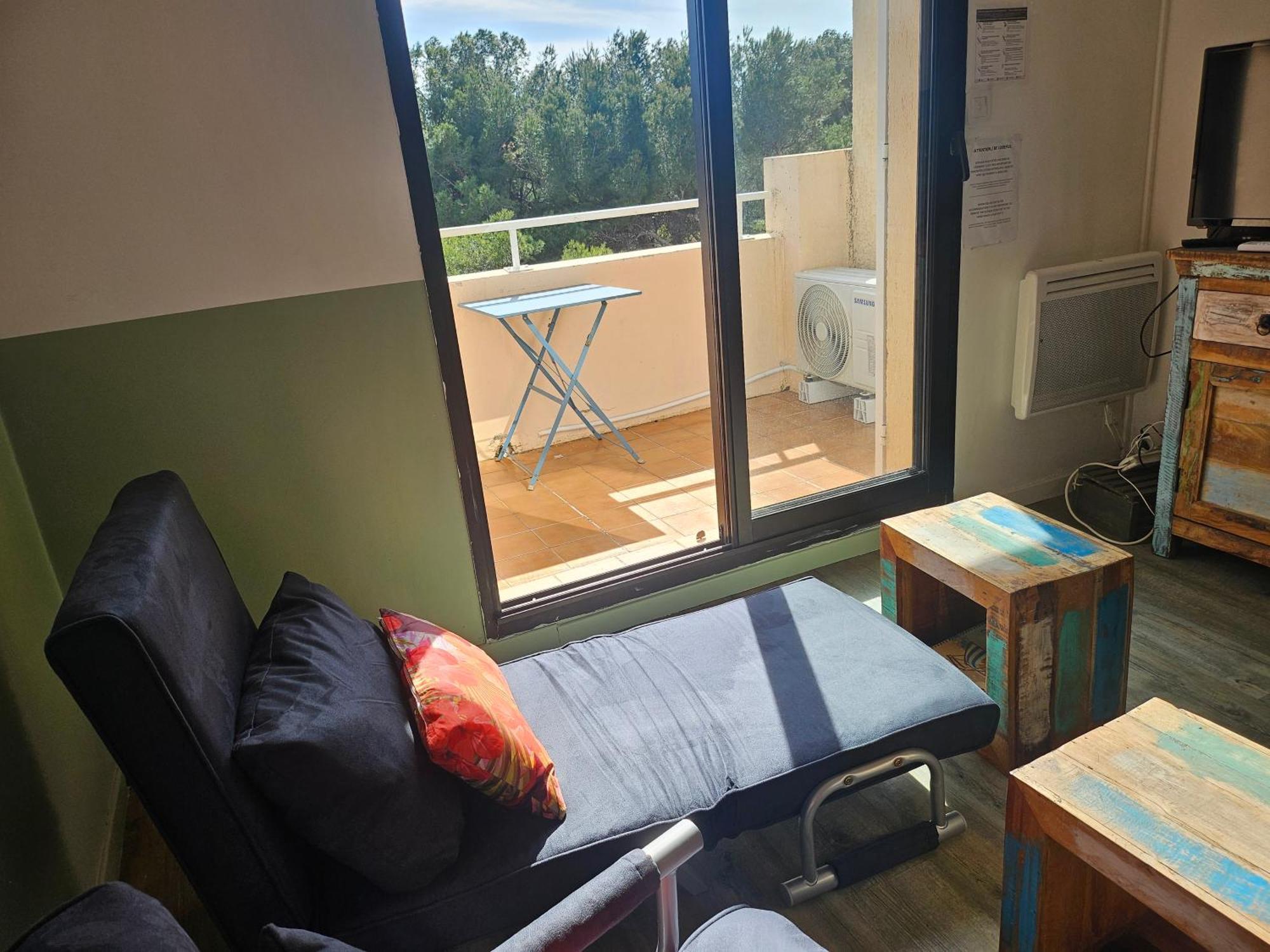 Domaine De La Coudouliere, T2 Climatise Terrasse Vue Mer Sans Vis A Vis Plage A 100M Six-Fours-les-Plages Δωμάτιο φωτογραφία
