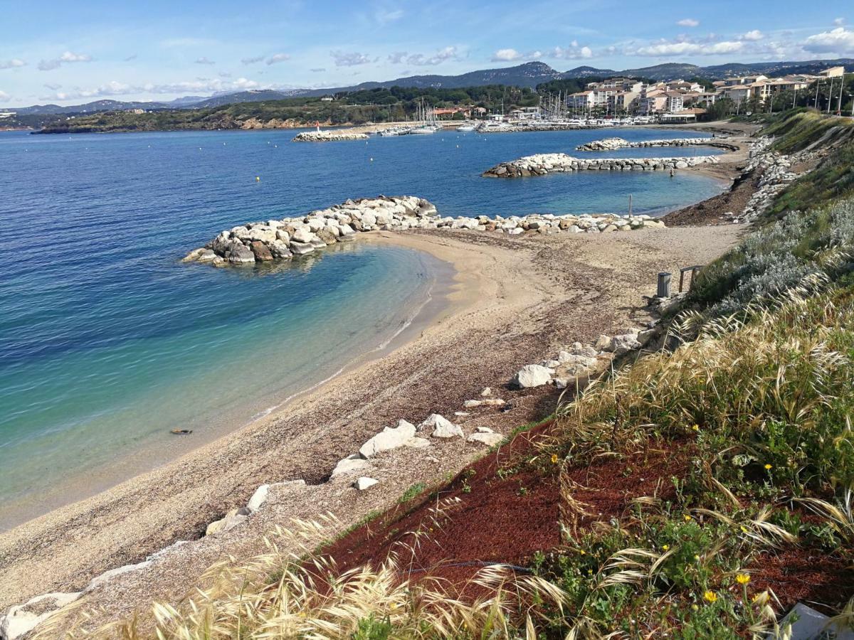 Domaine De La Coudouliere, T2 Climatise Terrasse Vue Mer Sans Vis A Vis Plage A 100M Six-Fours-les-Plages Εξωτερικό φωτογραφία